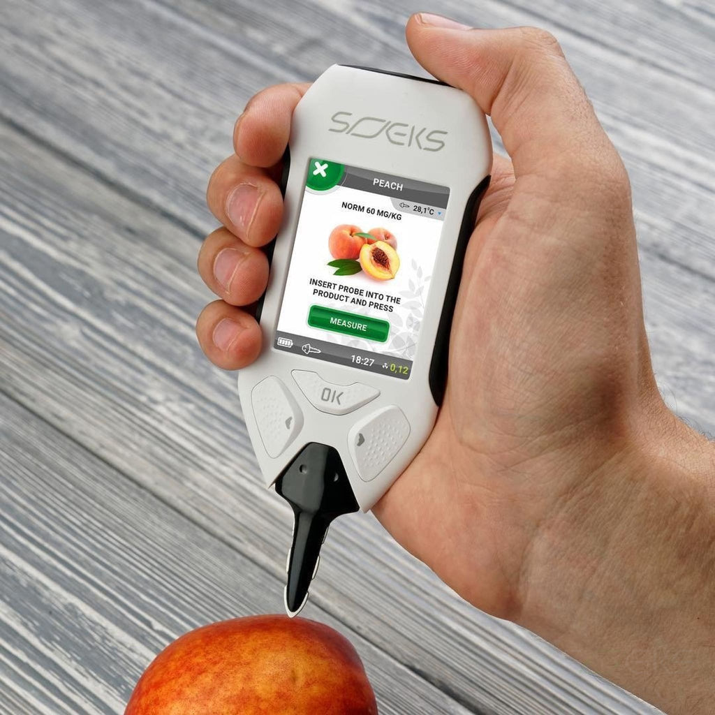 Soeks Ecovisor 5-In-1 Geiger Counter Dosimeter Emf Water Nitrate Food Tester