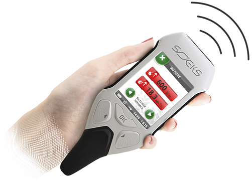 EMF Meter handheld measures RF fields 5G electromagnetic detector